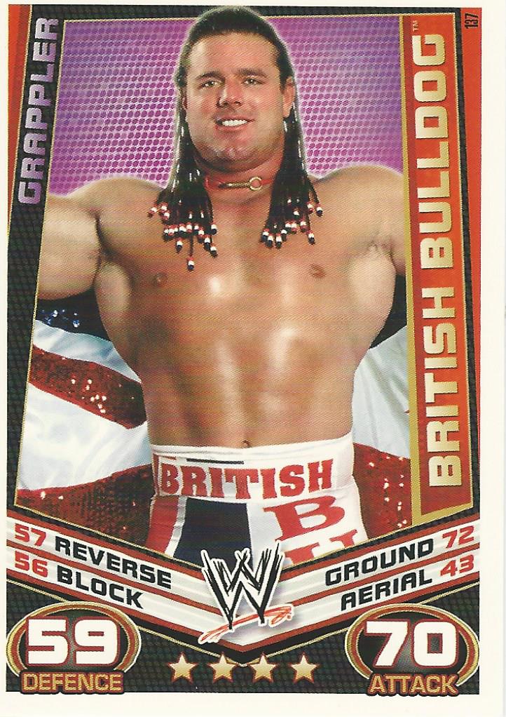 WWE Topps Slam Attax Rebellion 2012 British Bulldog #137