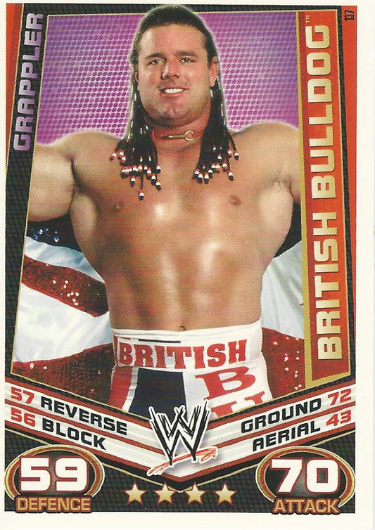 WWE Topps Slam Attax Rebellion 2012 British Bulldog #137
