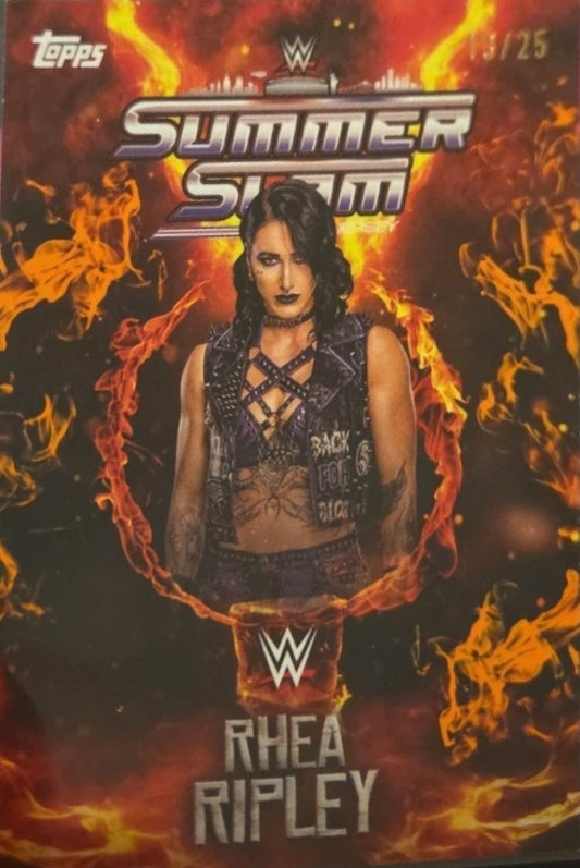 Rhea Ripley trading card PW Catalog