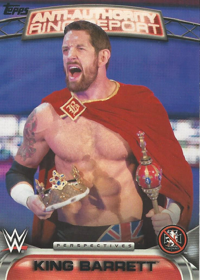 WWE Topps 2016 Wade Barrett 8AA trading card PW Catalog