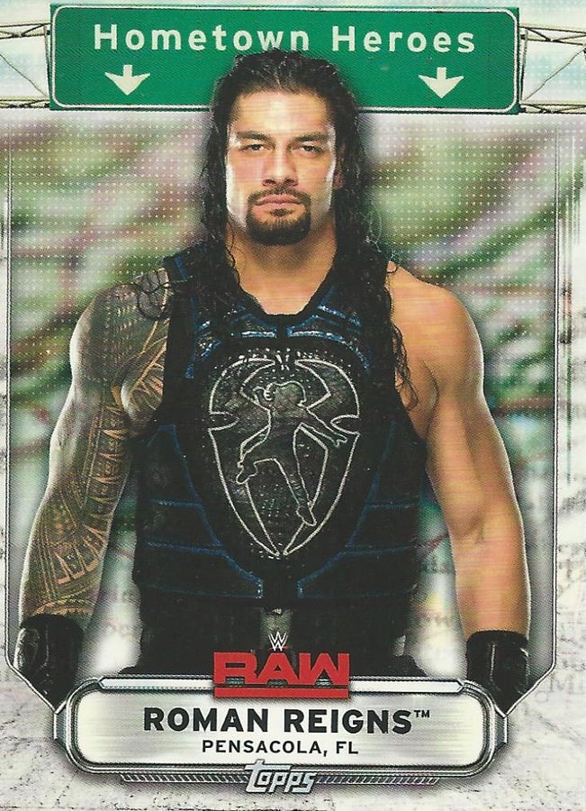 WWE Topps Raw 2019 Roman Reigns HH-32 trading card PW Catalog