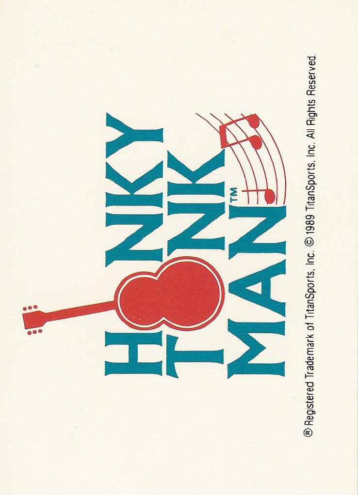 WWF Classic Trading Cards 1990 Honky Tonk Man No.138 trading card PW Catalog