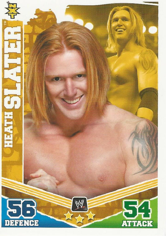WWE Topps Slam Attax Mayhem 2010 Heath Slater NXT #138