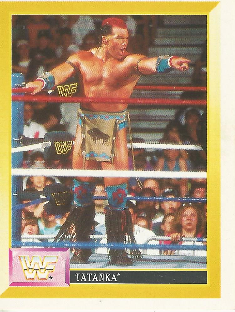 WWF Merlin Sticker 1994 Tatanka #138