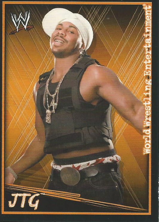 WWE Topps Superstars Uncovered 2007 Sticker JTG #138