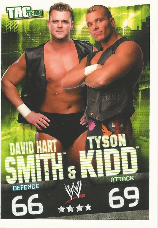 WWE Topps Slam Attax Evolution 2010 DH Smith and Tyson Kidd #138
