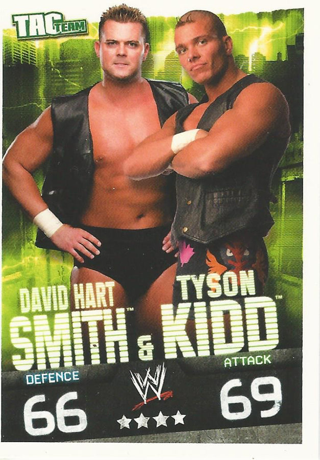 WWE Topps Slam Attax Evolution 2010 DH Smith and Tyson Kidd #138