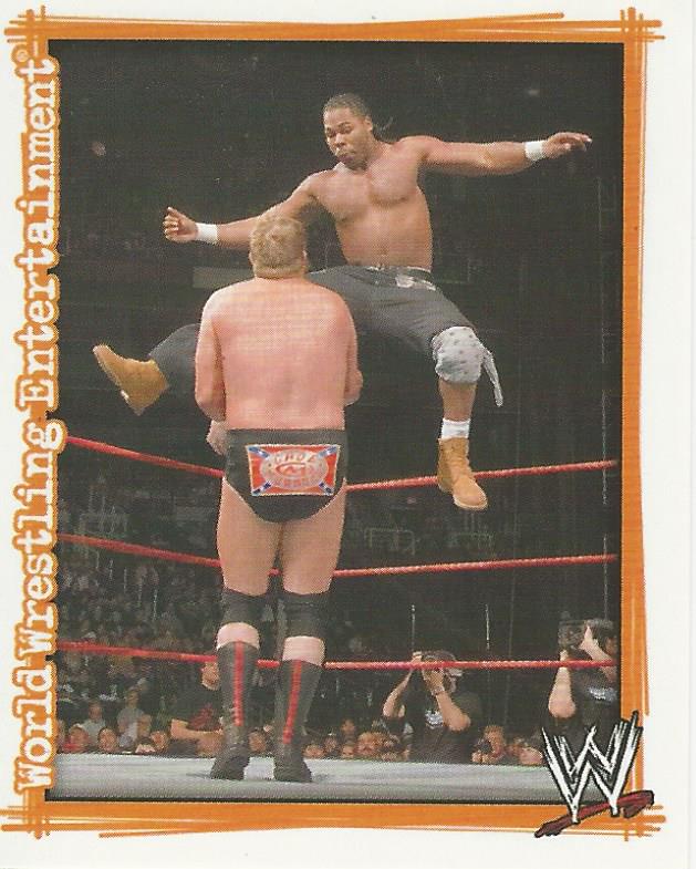 WWE Topps Superstars Uncovered 2007 Sticker JTG #139