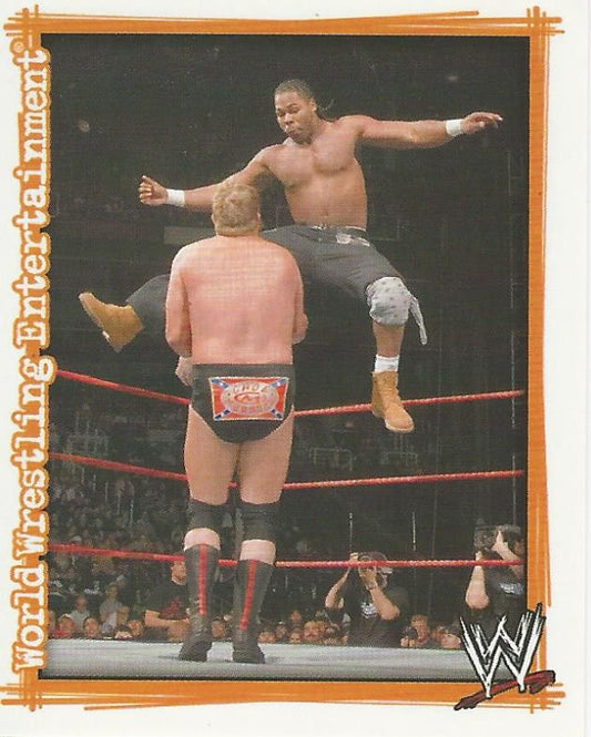 WWE Topps Superstars Uncovered 2007 Sticker JTG #139