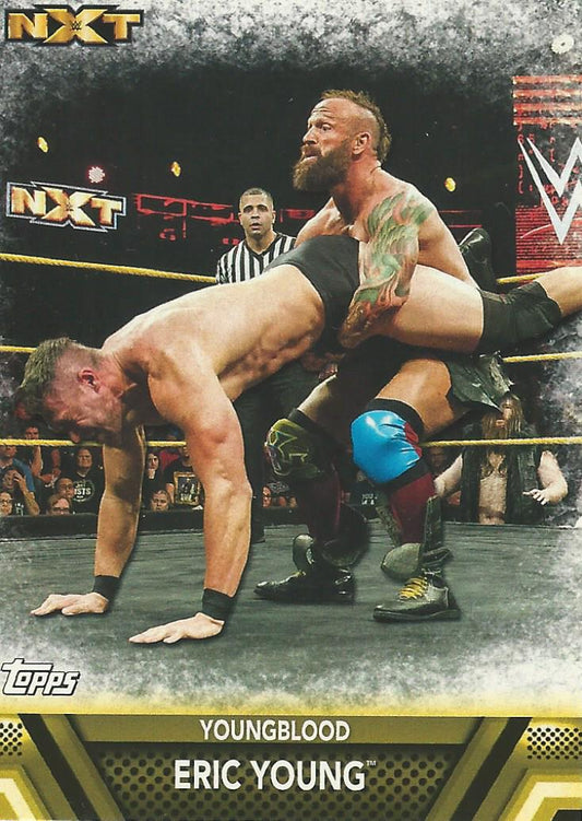 WWE Topps Then Now Forever 2017 Eric Young #F39