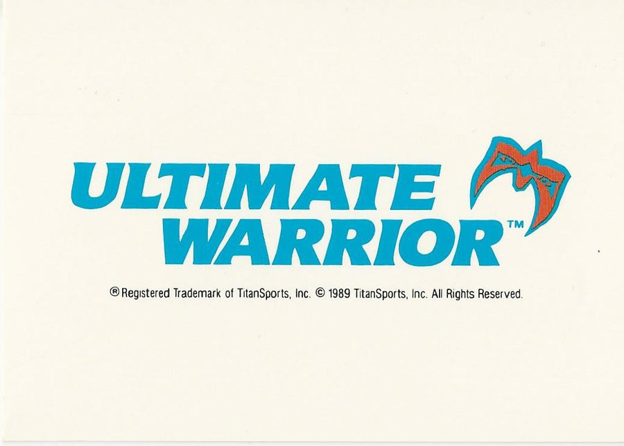 WWF Classic Trading Cards 1990 Ultimate Warrior #139