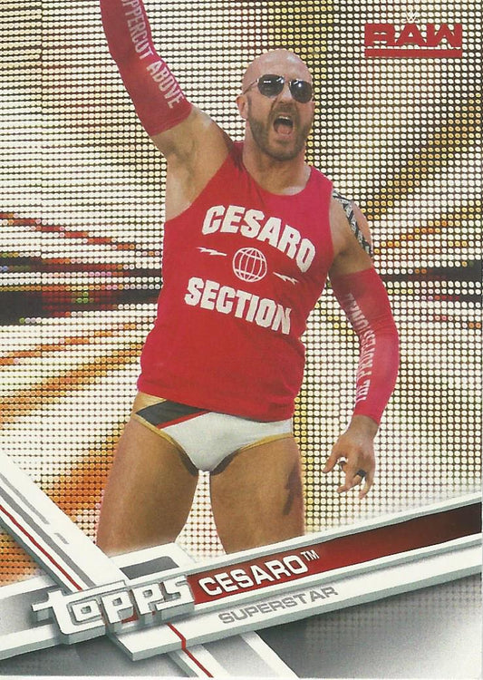 WWE Topps Then Now Forever 2017 Cesaro #113