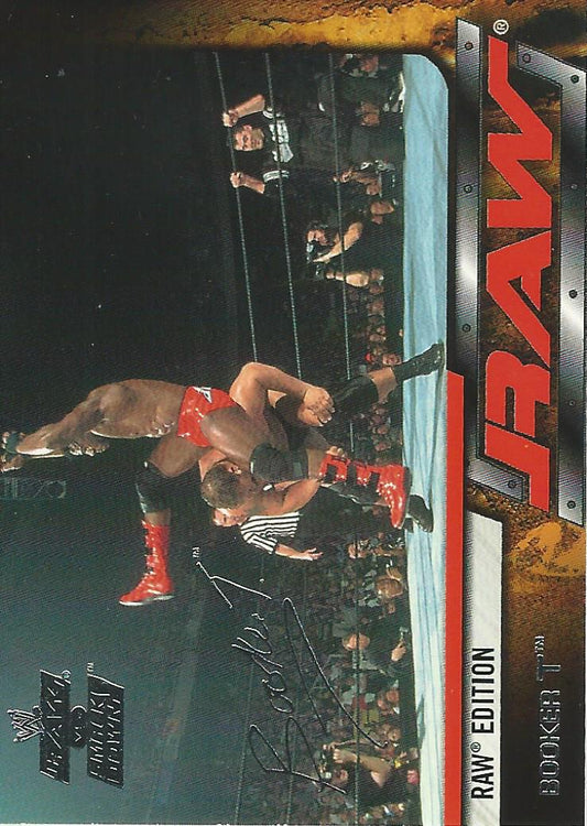 WWE Fleer Raw vs Smackdown 2002 Booker T #13