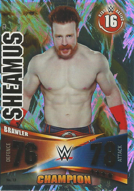 WWE Topps Slam Attax Rivals 2014 Sheamus Champion #13