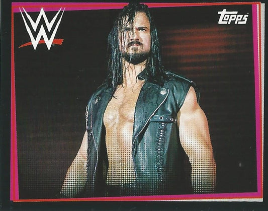 WWE Topps Road to WrestleMania Stickers 2021 Drew McIntyre #13