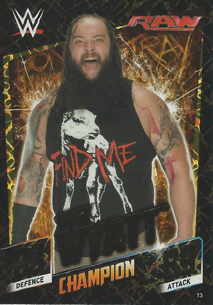 WWE Topps Slam Attax 2015 Then Now Forever Bray Wyatt Champion #13