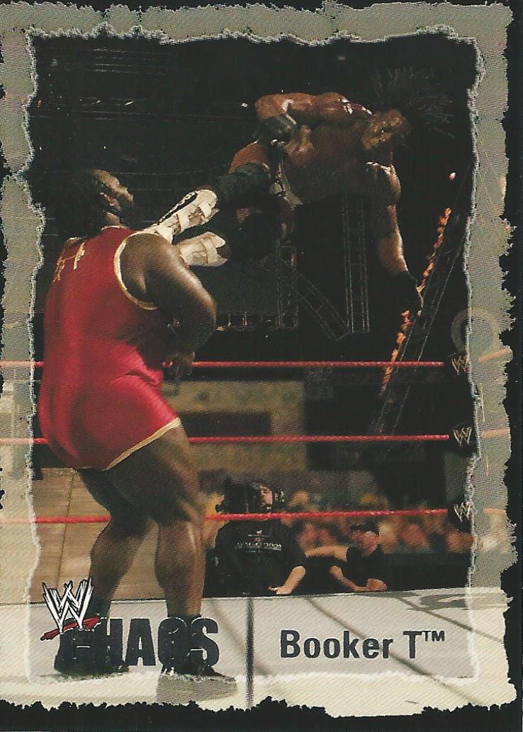WWE Fleer Chaos 2004 Booker T #13