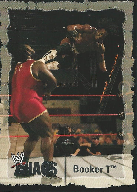 WWE Fleer Chaos 2004 Booker T #13