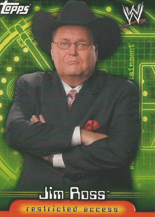 WWE Topps Insider 2006 Jim Ross #13