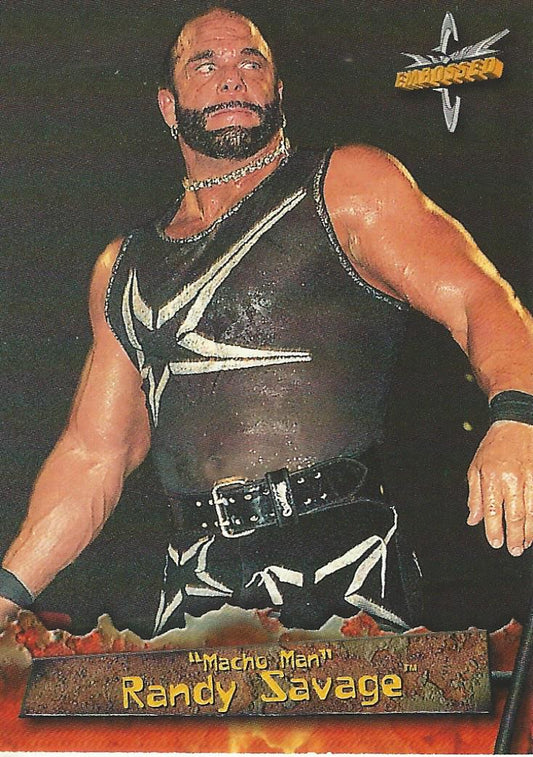 WCW Topps Embossed 1999 Macho Man Randy Savage #13
