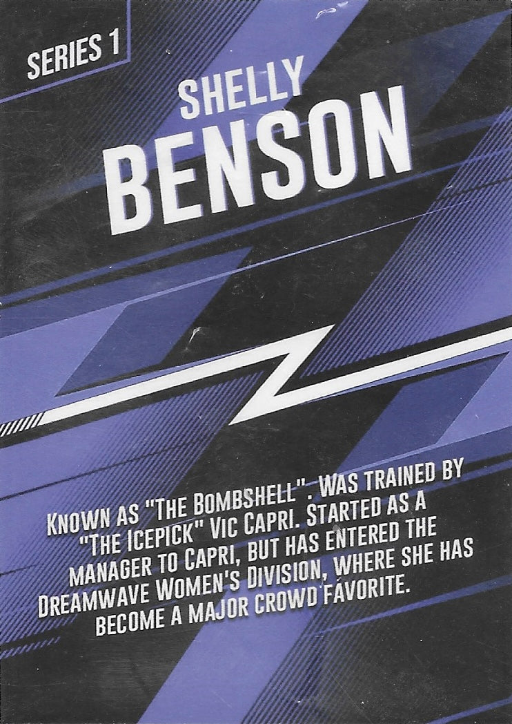 Shelly Benson trading card PW Catalog