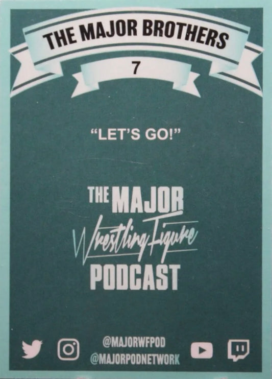 The Major Brothers trading card PW Catalog