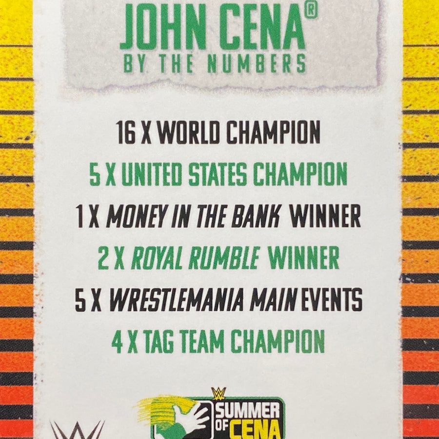 John Cena by the Numbers
