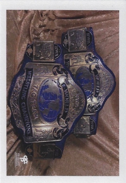 NWA World TAG Team Championships trading card PW Catalog