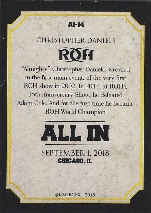 Christopher Daniels “Almighty”
