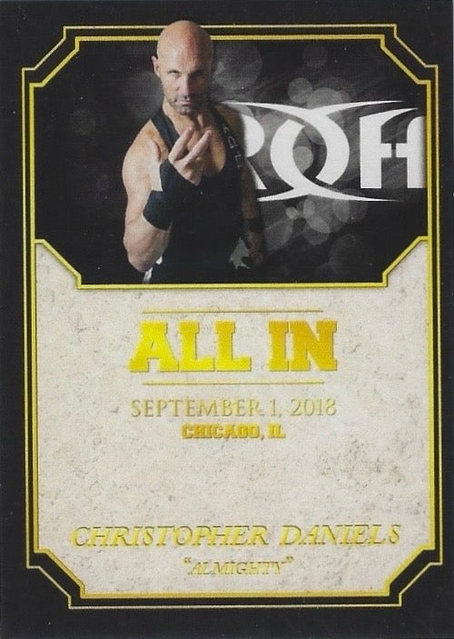 Christopher Daniels “Almighty” trading card PW Catalog