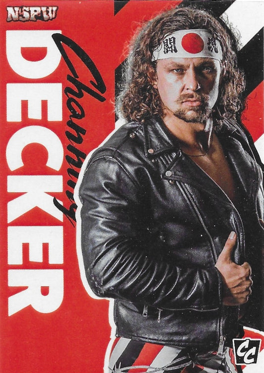 Channing Decker trading card PW Catalog