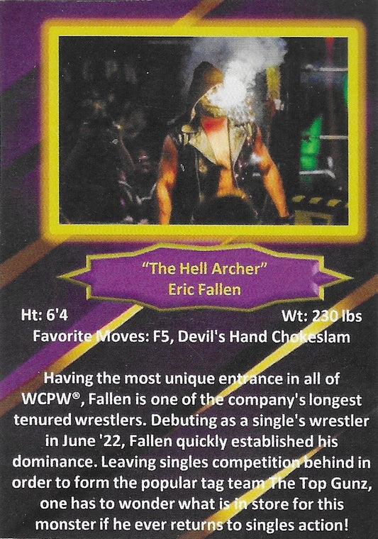 “The Hell Archer” Eric Fallen trading card PW Catalog