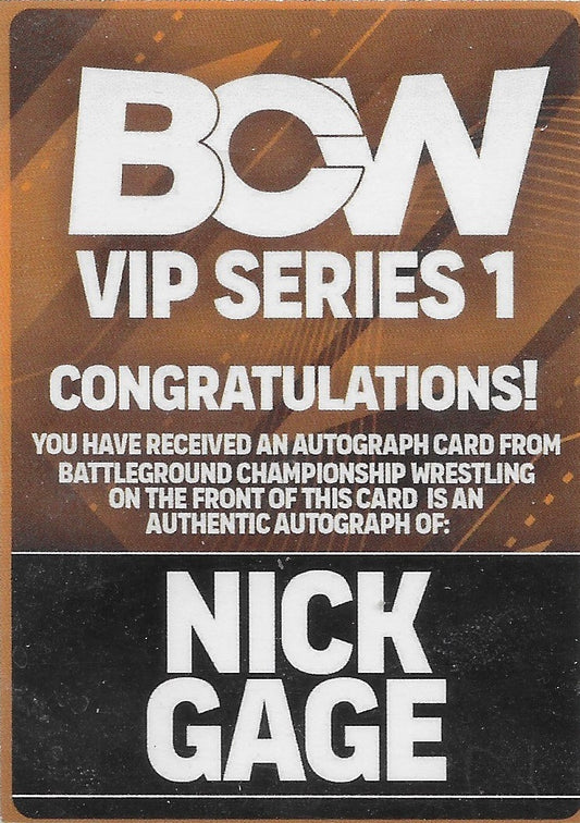 Nick Gage Hardcore Hall of Fame