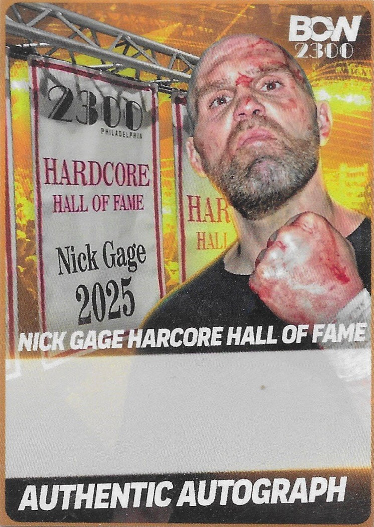 Nick Gage Hardcore Hall of Fame