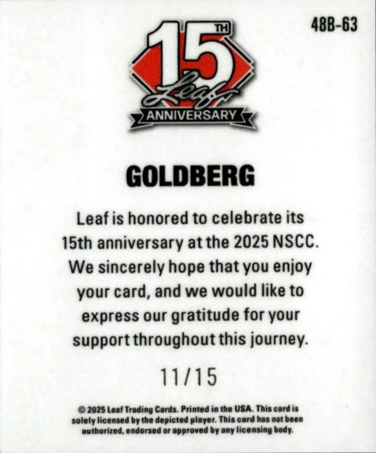 Goldberg trading card PW Catalog