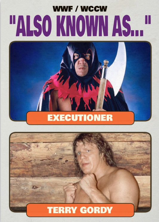 Executioner / Terry Gordy trading card PW Catalog