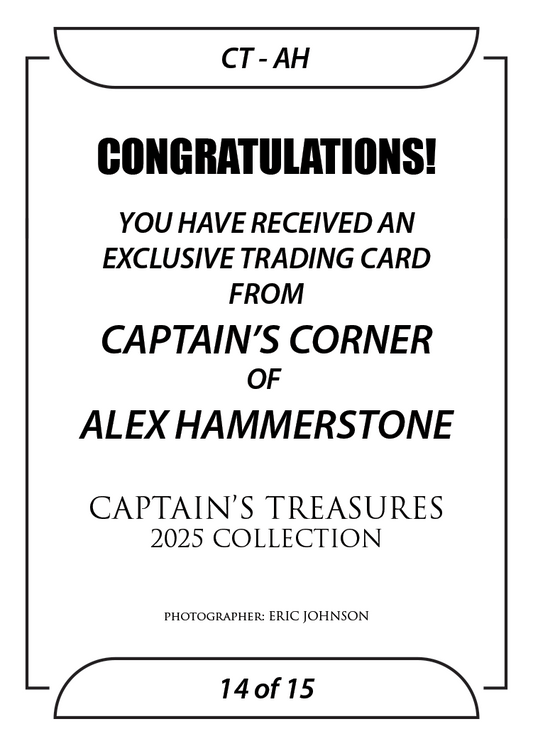 Alex Hammerstone trading card PW Catalog