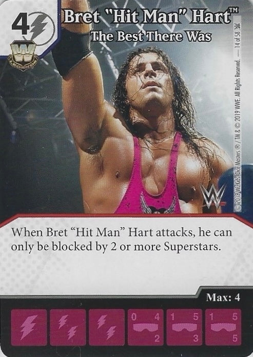 Bret “Hit Man” Hart – the Best There Was trading card PW Catalog