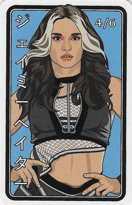 Jamie Hayter trading card PW Catalog
