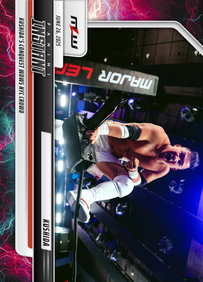 Kushida – Kushida’s Conquest Wows NYC Crowd trading card PW Catalog