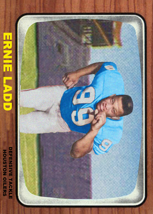 Ernie Ladd – Houston Oilers trading card PW Catalog
