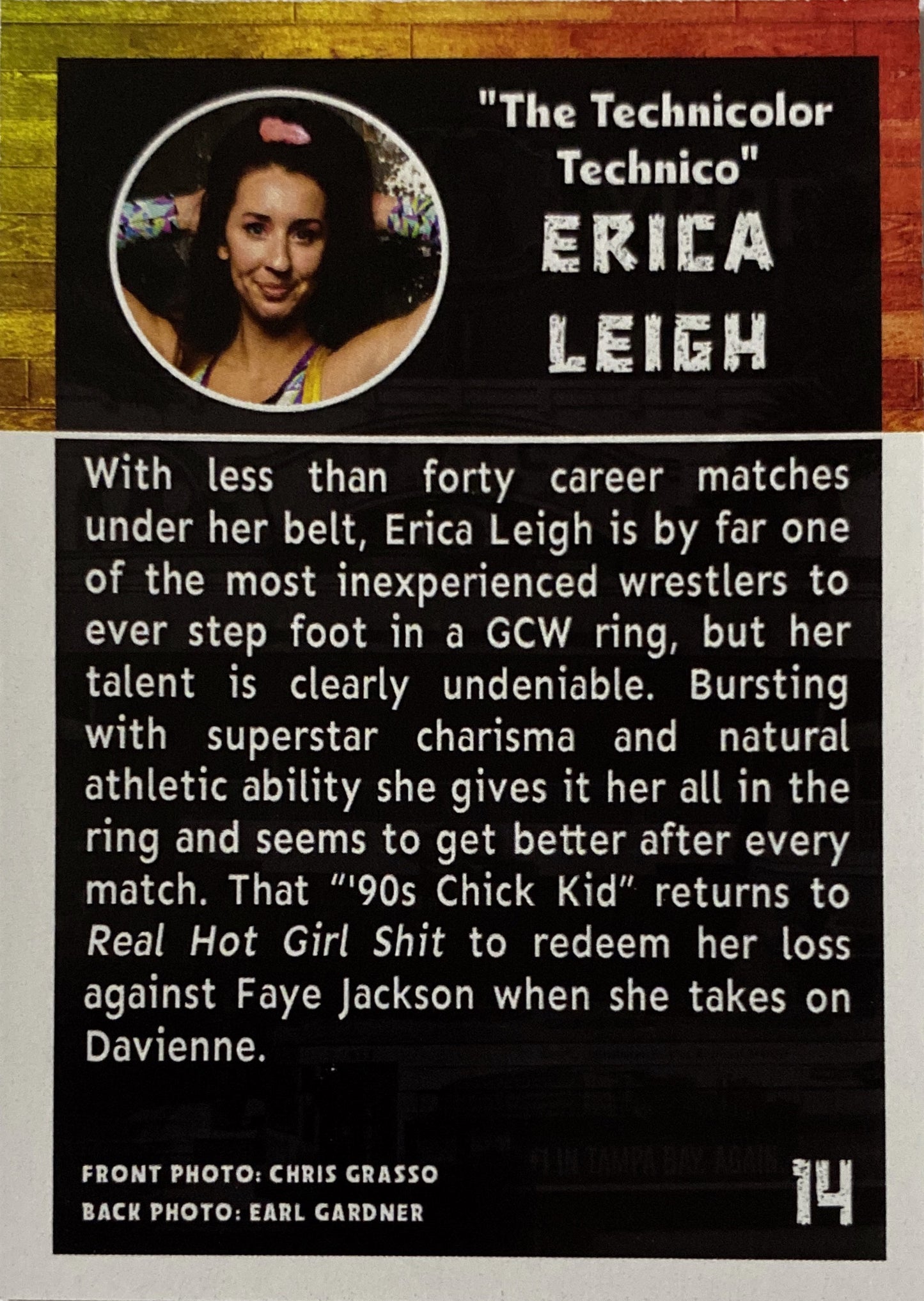“The Technicolor Technico” Erica Leigh