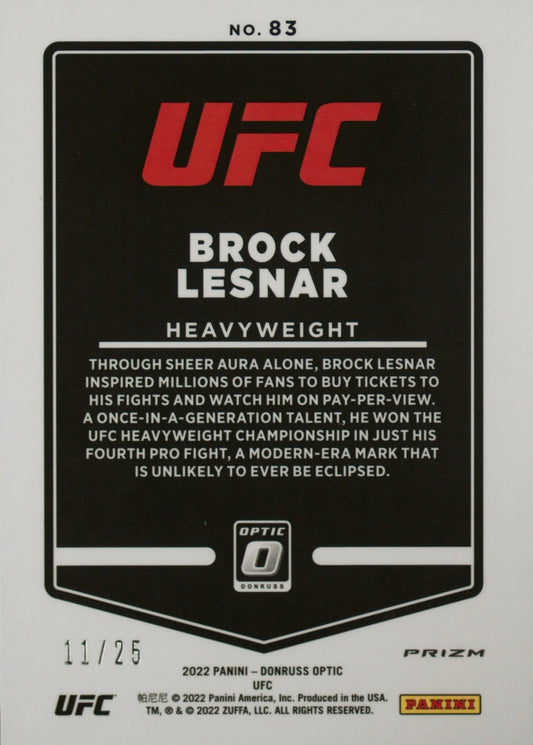 Brock Lesnar trading card PW Catalog