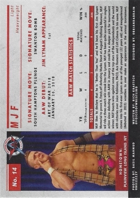 “Better Than You” MJF