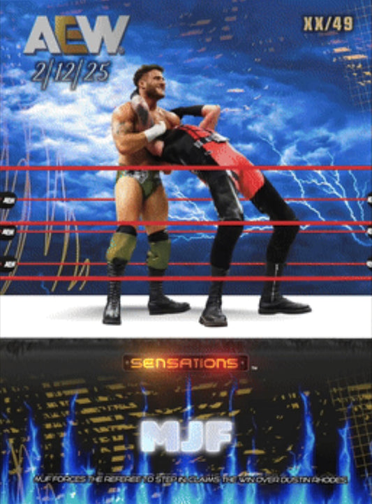 2/12/25 – MJF – MJF Forces the Referee to Step in, Claims the Win Over Dustin Rhodes