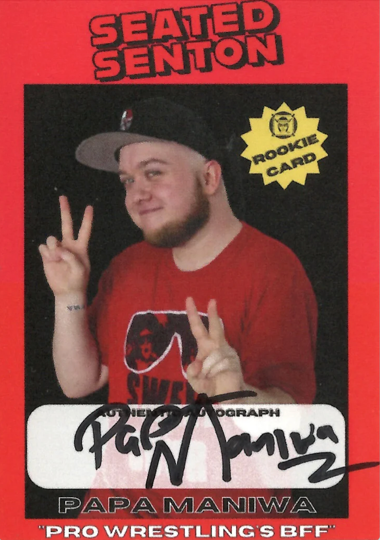 Papa Maniwa trading card PW Catalog