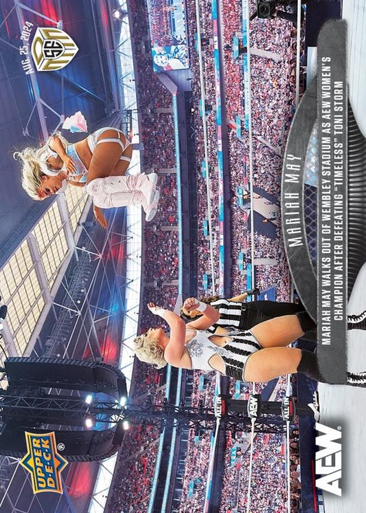 Mariah MAY – Mariah MAY Walks Out of Wembley Stadium AS AEW Women’s Champion After Defeating “Timeless” Toni Storm