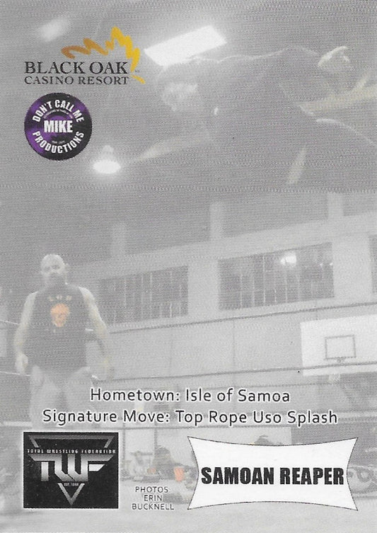 Samoan Reaper trading card PW Catalog