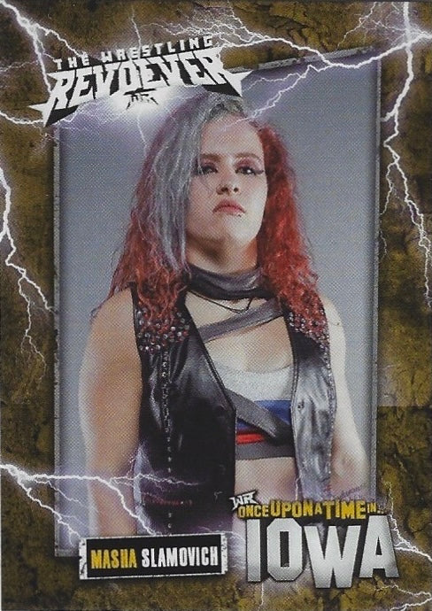 “Russian Dynamite” Masha Slamovish trading card PW Catalog