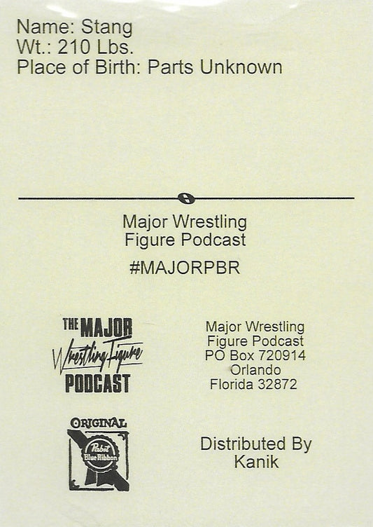 Stang trading card PW Catalog